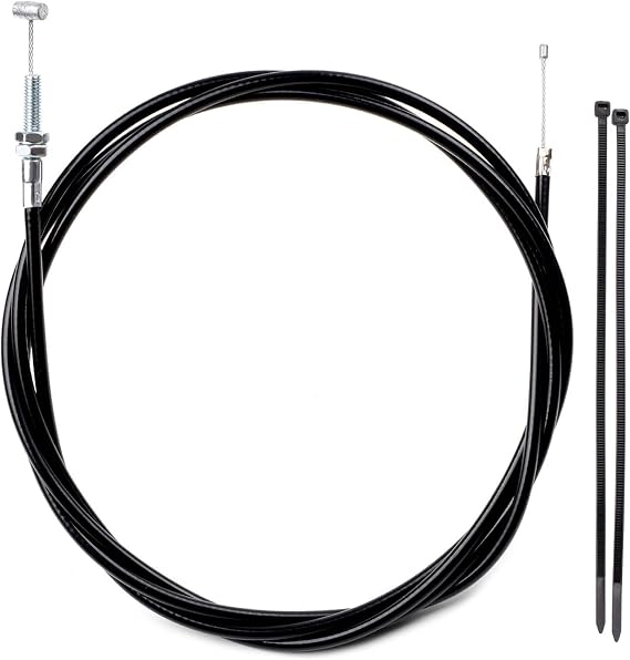 75'' Universal Throttle Cable kit for 90cc 110cc 125cc 150cc Kandi Go Cart Kart Mini Bike Motorcycle Gas Scooter Dirt Bike Buggy Lawn Mower Heavy Duty Yerf Dog