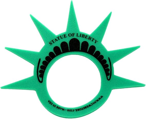 Fun Statue of Liberty Costume Hat Crown Visor (MADE in USA) for Costumes and New York City Theme Parties