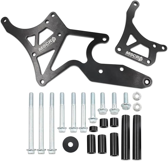 LS Engine Serpentine Alternator Bracket & Power Steering Pump Swap Conversion Compatible with Chevrolet 4.8L, 5.3L, 6.0L, 6.2L Truck & SUV Engines