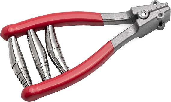 Stringing Starting Clamp 3-Spring for Tennis & Badminton Racket, Zinc Alloy Racquet Line Clamp with Thread Protection,Holding The Racquet Line for Threading Work,Essential Tool for Stringers