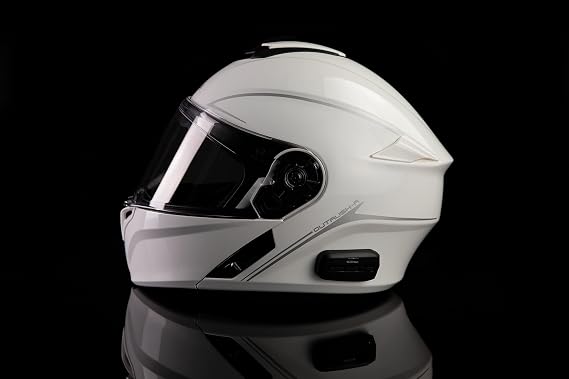 Sena Outrush R Solid Helmet Small Glossy White