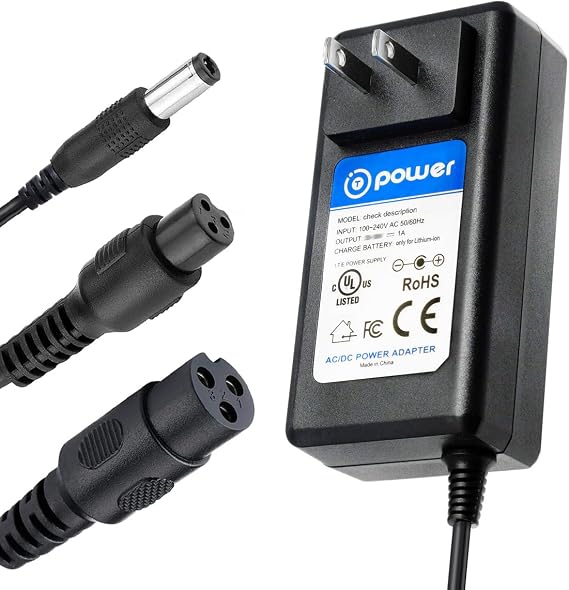 T POWER 42V Ac Dc Adapter for Meepo Shuffle V4 V4S Mini 2 Mini5 Dual MB0047 MB0054 MB0068 MB0069 06333 MB0044 MB0032 MB0060 MB0057 XHK-800-4215 36V Battery Electric Skateboard Charger Power Supply