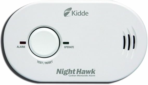 Kidde KN-COB-B-LP Nighthawk Carbon Monoxide Alarm, Battery Operated - 21007268