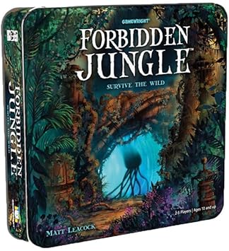Gamewright - Forbidden Jungle - Cooperative Board Game