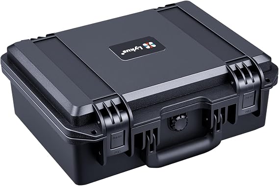 Lykus HC-3511 Waterproof Hard Case with Foam, Inner Size 12.8*8.46*4.45in