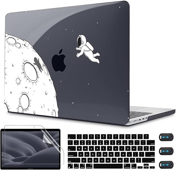 CISSOOK Compatible with MacBook Pro 16 inch Case 2025 2024 2023 2022 2021 Release A3403 A3186 A2991 A2780 A2485, Hard Shell Case Keyboard Cover for MacBook Pro 16 inch M1 M2 M3 M4, Astronaut