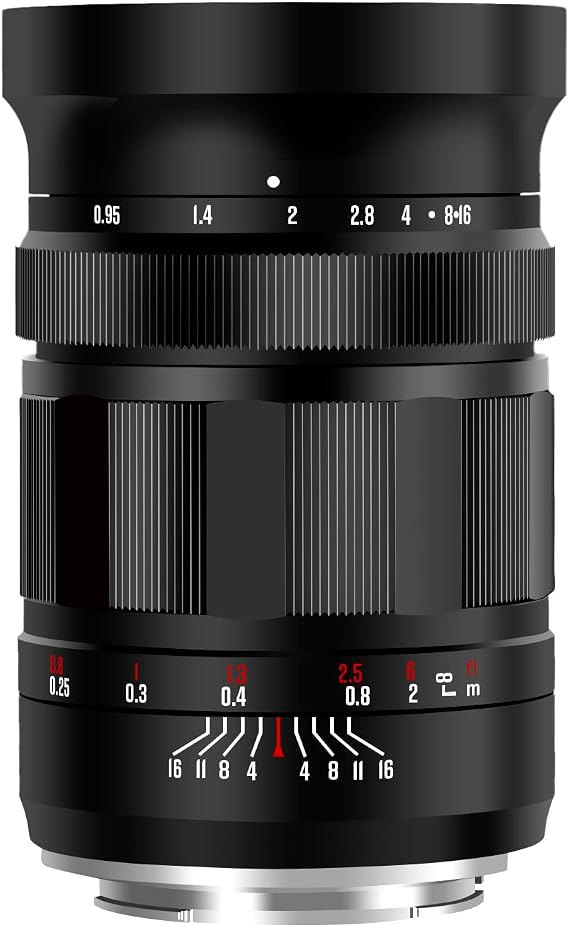 Meike 25mm f0.95 Large Aperture MF APS-C Lens for Canon EF-M Mount Cameras