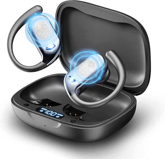 AI Language Translator Earbuds, Real-Time 3-in-1 Translating Ear Buds 144 Languages for APP, OWS Open Ear Headphones for Travel Business Learning, Simultaneous Voice Translation Device, Black
