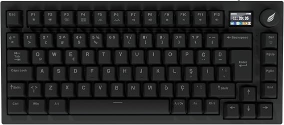 Hawk Gaming HK520 Mekanik Prelubed Switch Hot Swap RGB Tri-Mode Kablosuz/Bluetooth%75 Full Türkçe Gaming Klavye
