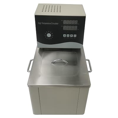 TECHTONGDA Digital Water Bath Laboratory Circulator Pump Heater Thermostatic Bath 5L Capacity Oil Bath Recirculating 220V Indoor Temp - 300C Bath Heating Circulator High Temperature Ciculator