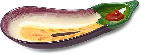 KXZ Chip And Dip Serving Platter Set, 12.7 Inch Purple Multi-Purpose Tray For Dips,Crackers, Chips, And Snacks -Perfect Party Dish Or Appetizers, Salads, Tacos, Sushi, Fried Chicken, Dumplings