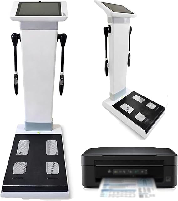 Body Composition Analyzer with 10.1 LCD Display, Muscle Mass Inbody Scale with Printer, Body Digital Scale, Smart Body Health Analyzer, BMI Measurement Tool Bioelectrical Impedance