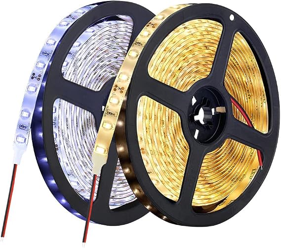 5M DC12V 5630 5730 LED Strip Light SMD 60LEDs/m LED 300led White Warm White 3000k 6500k (Warm White, IP20 Nowaterproof)