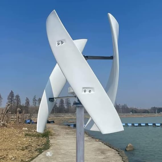 Wind Turbine Generator, Vertical Axis Wind Turbine, New 3000W 220V 12V 24V 48V Vertical Wind Turbine Magnetic Levitation Upright Wind Generator for Home Ship,220V
