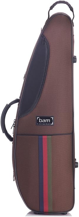 Bam France Classic - St. Germain - Shaped 4/4 Violin Case with Chocolate Exterior