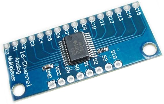 HiLetgo CD74HC4067 CMOS 16 Channel 16 CH Digital Analog Multiplexer Breakout Module for Arduino
