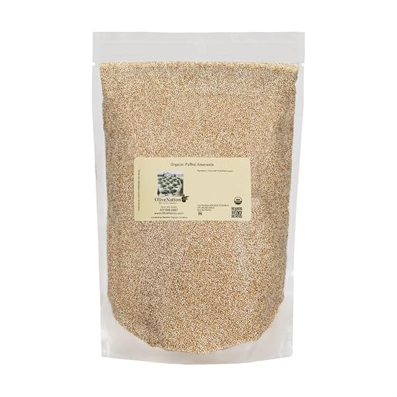OliveNation Organic Puffed Amaranth - 16 oz