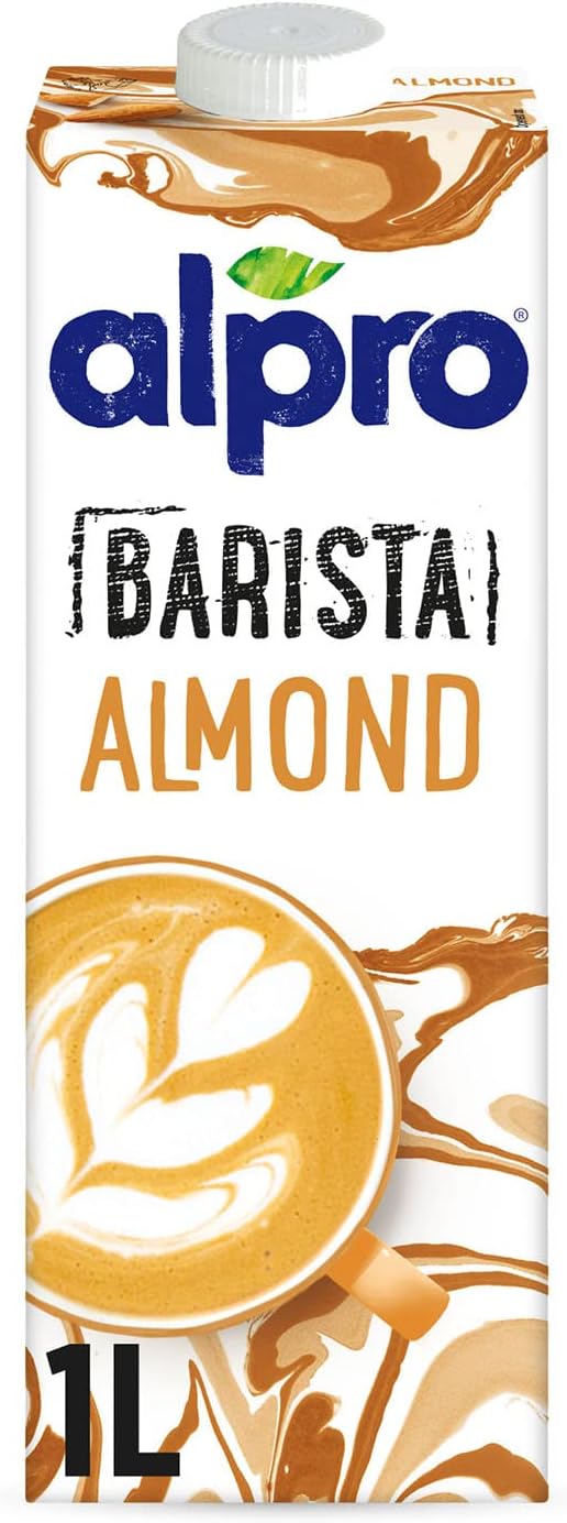 Alpro Barista Badem Sütü 1 L Vegan Laktozsuz Bitkisel Bazlı
