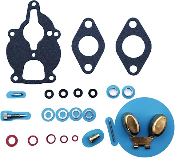 Carb Carburetor Rebuild Repair Kit Compatible with Wisconsin AENL AEM 14019 14020 12775 13733 14133 14147 14183 13653 13549 12253 12098 13047 13206 13405 13422 13727 14017 14044 14115 Z273