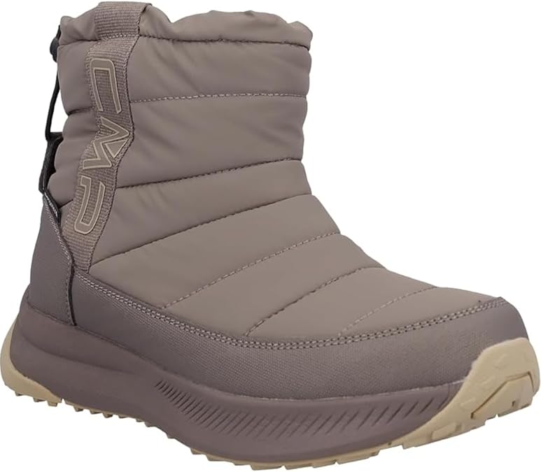 CMP ZOY Womens Waterproof Snow Boots Warm and Stylish Fleece-Lined Lightweight Winter Footwear with Drawstring Fit & FullOn GRIP Sole