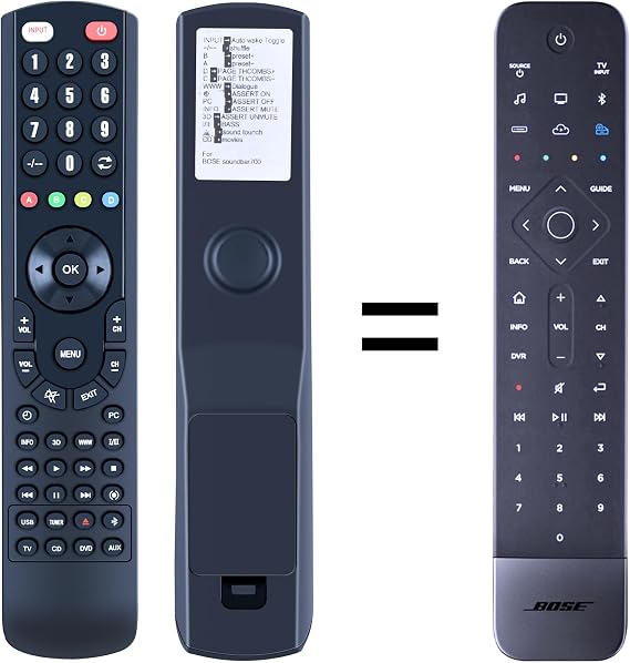 New Soundbar Remote Control Replacement for Bose Sound Bar 700 Home Theater