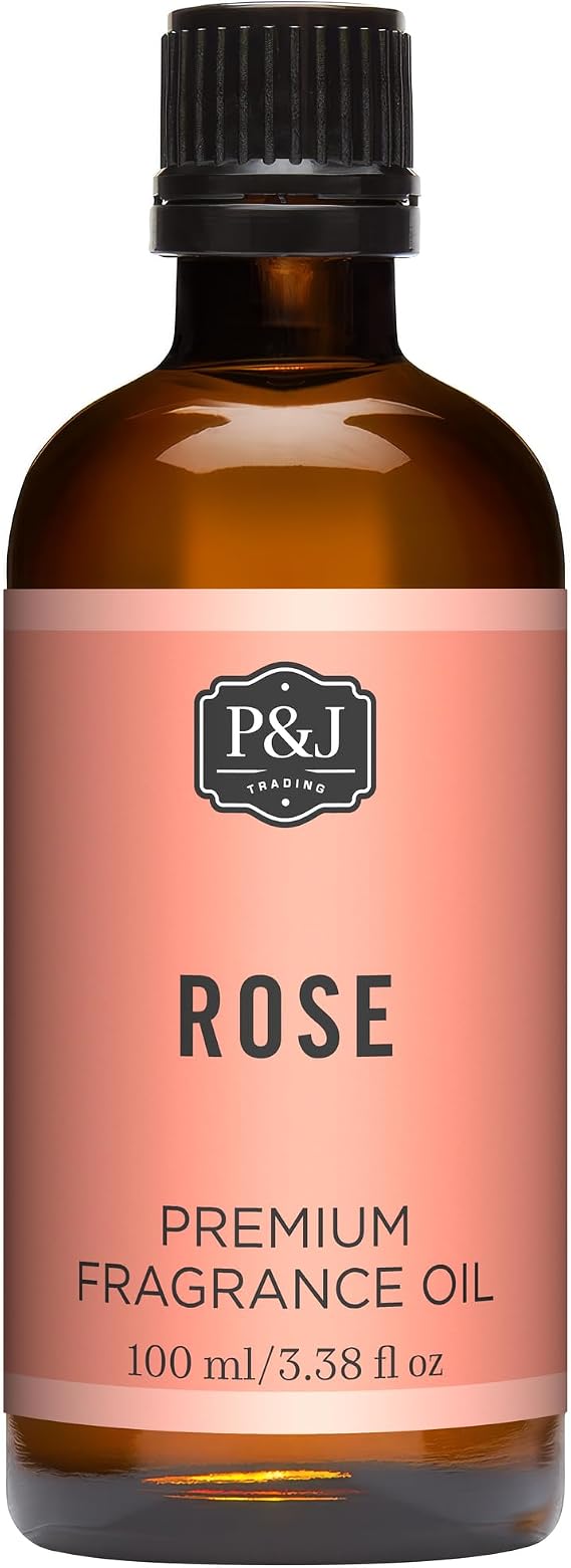 P&J Fragrance Oil - Rose 100ml - Candle Scents, Soap Scents, Diffuser Oil, Aromatherapy