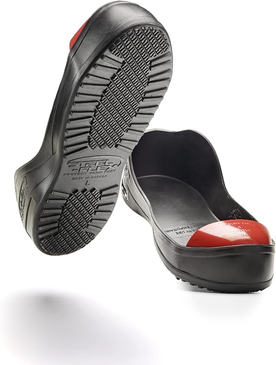 STLFLX - ToeGUARDZTM Steel Toe Overshoes, Temporary Use Steel Toe Covers Alternative, CSA Z334 Approved Safety Overshoes with Steel Toe Cap & Thermoplastic Rubber, Ambidextrous, Slip Resisting, XS