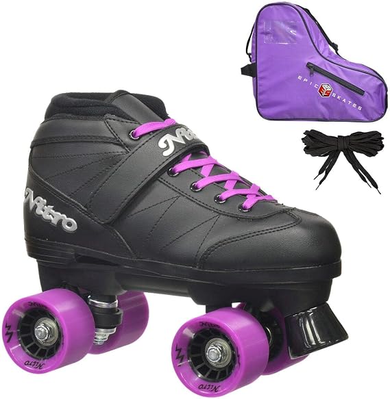 Epic Super Nitro Purple Speed Skates Package Adult 08