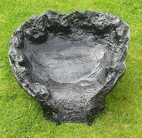 Pond H2o Header Pool Waterfall Cascade, Lightweight Black PVC | Waterfall Basin