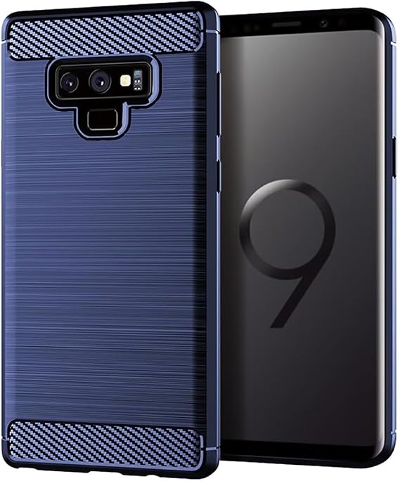 Case for Galaxy Note 9 Case, Samsung Note 9 SM-N960F Case, Ultra Slim Phone Cover with Shock-Absorption TPU Rubber Protective Cases for Samsung Galaxy Note 9 Navy Blue