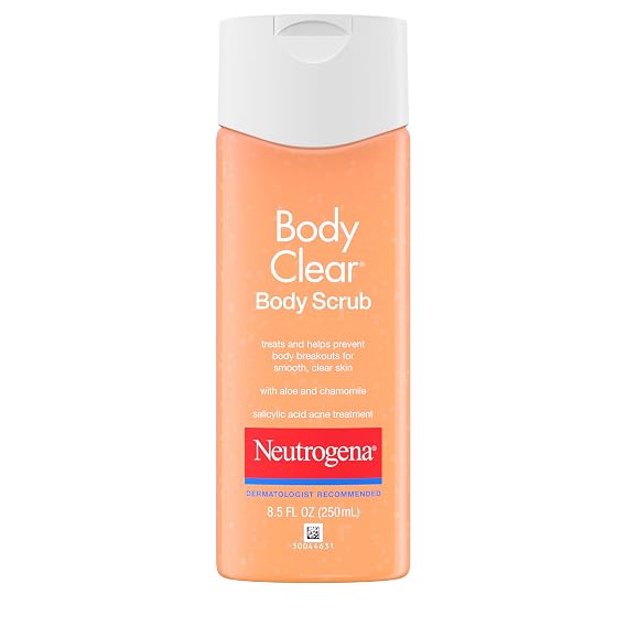 Neutrogena Body Clear Acne Body Wash & Exfoliating Scrub, 8.5 fl oz