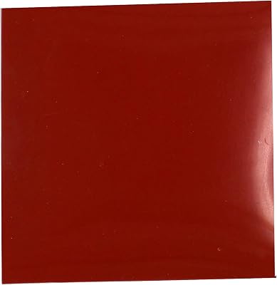 Thick Silicone Rubber Gasket Sheeting, High Temperature No Backing Solid Red 18 by 6 by 6 inch
