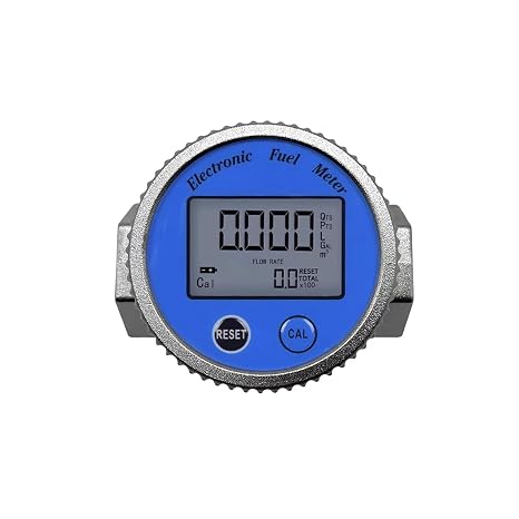 Digital Water Flow Meter,1 inch Waterproof Thread Water Meter for Water Measuring Unit QTS, PTS, L, GAL, m3