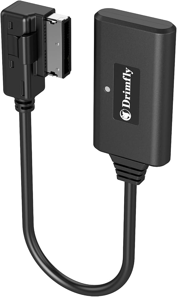 MMI AUX Bluetooth Adapter Cable for Mercedes Benz Media Interface | Compatible with iPhone Android iPod Seamlessly Stream Music from any Bluetooth