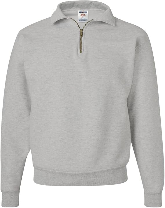 Jerzees Super Sweats NuBlend Fleece Quarter-Zip Pullover, Large, OXFORD