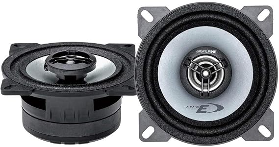 ALPINE SXE-1025S SXE 1025S Dual Speaker Diffuser 10.00 cm 100 mm 4" 25 Watt rms e 180 Watt max. System Coaxial 2 Standard Door Automobile for Artificial Vehicle