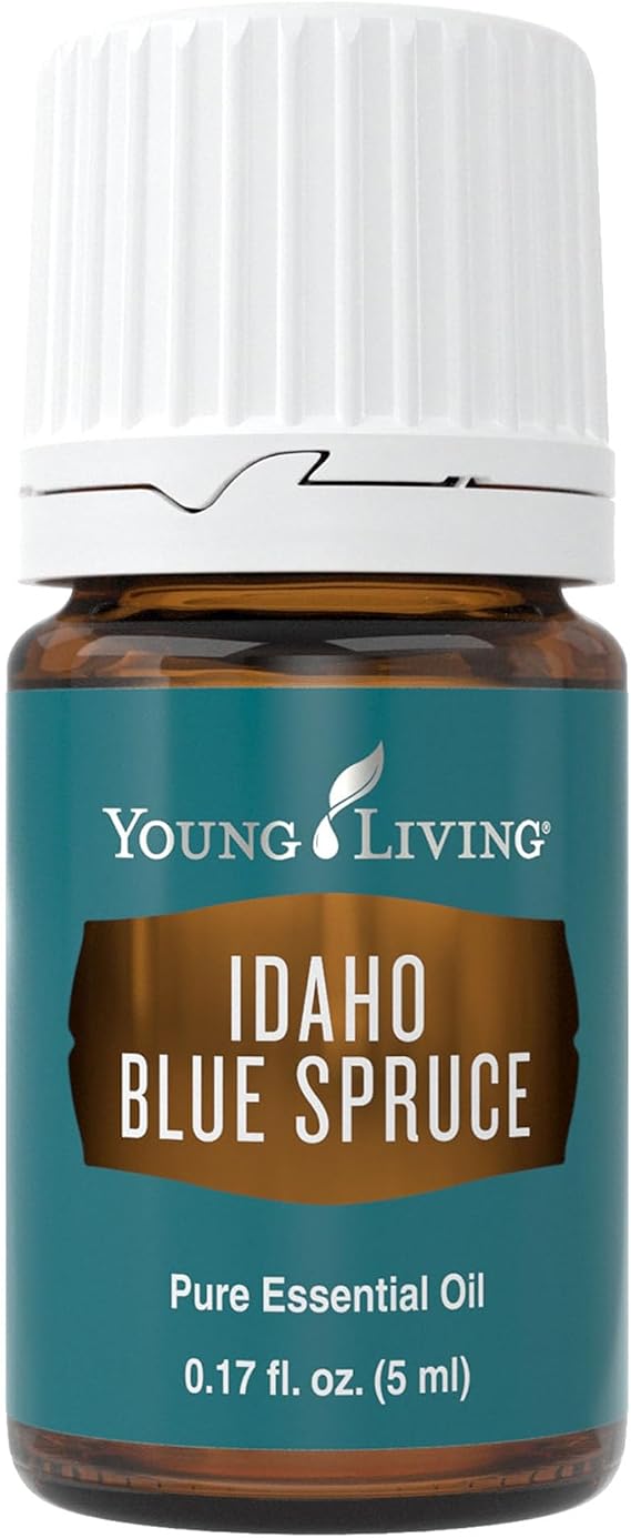 Idaho Blue Spruce Essential Oil 5ml by Young Living - Topical Application for Tired Muscles - Enhances Masculinity - Ideal for Meditation and Yoga Aromatherapy