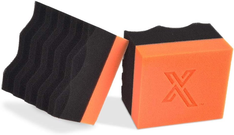 液体XシェブロンパターンLarge Foam Dressing Applicatorパッド 2 Pack LX22015