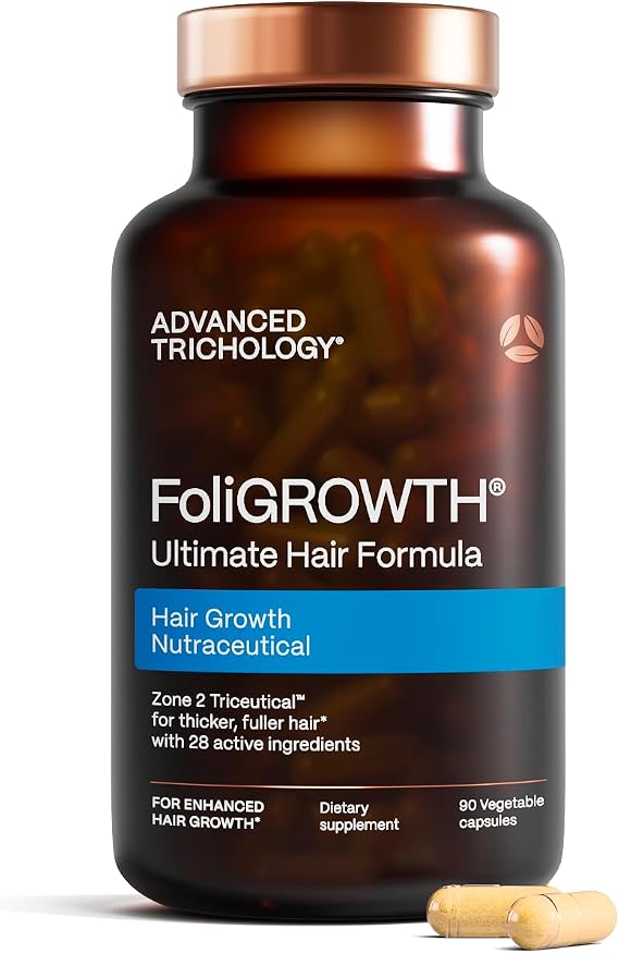 FoliGROWTH Hair Growth Supplement for Women & Men | for Thicker, Fuller Hair | Supports Thinning Hair, Backed by 20 Years of Experience in Hair Loss Treatment Clinics