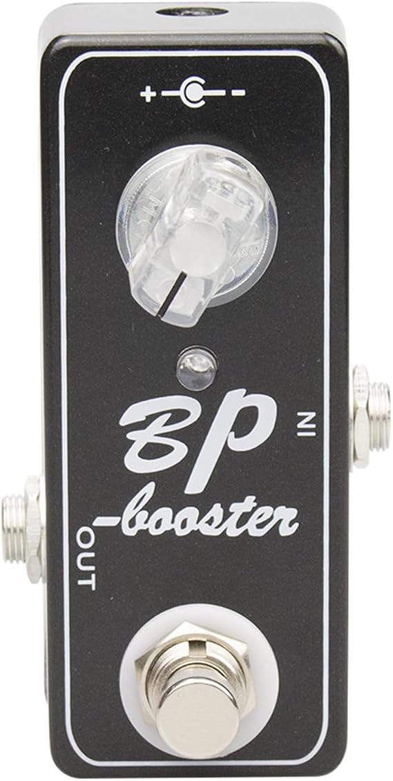 Mini BP Booster Electric Guitar Bass Effect Pedal Clean Boost Guitar Pedal True Bypass Full Metal Shell Guitar Parts Accessories