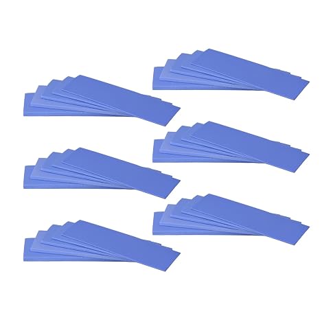 30 Pack Thermal Pads, 2067 mm by 5 Thickness 0.5 | 1 | 1.5 | 2 | 3 mm, Thermal Conductivity 2.0 W/m.k, Self-Adhesive & Soft, Ideal for Repairing and Cooling Electronics