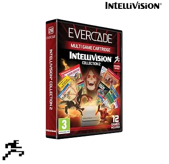 Koch Media Blaze Evercade Intellivision Cartridge 2 12 Classic Games, Tower of Doom, Cloudy Mountain, Compatible with Evercade VS & Handheld, Ages 12+