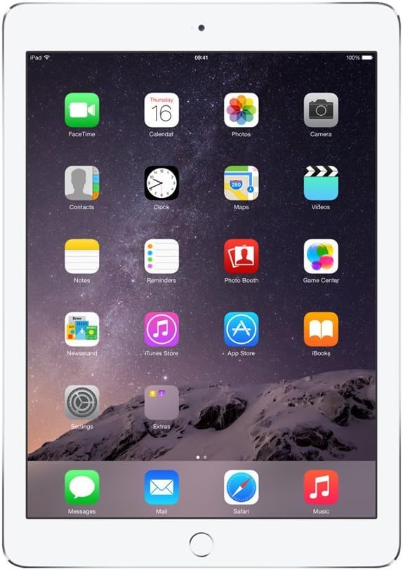 Apple MGLW2LLA iPad Air 2 9.7-Inch Retina Display, 16GB, Wi-Fi Silver Renewed