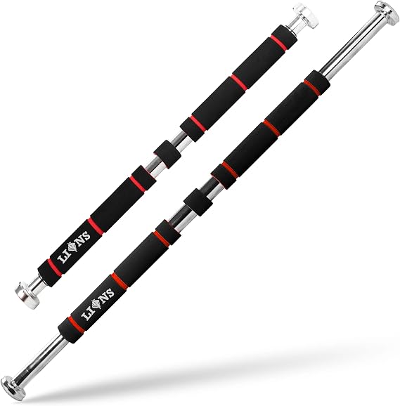 Lions Exercise Door Bar Pull Chin Up Home Gym Fitness Strength Training workout 62-100cm Fully Adjustable