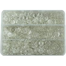 İSKUR Plastik Şeffaf Çıt Çıt Düğme 100 Set 12.5 MM