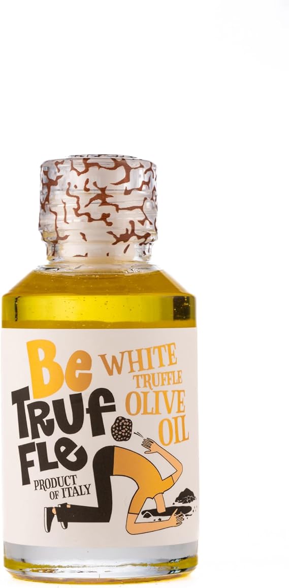 Be Truffle - White Truffle Olive Oil 100ml - 100% Made in Italy - Vegan, Gluten-Free, Cholesterol-Free