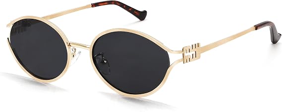 boten Retro Oval Sunglasses for Women Small 90s Sun Glasses