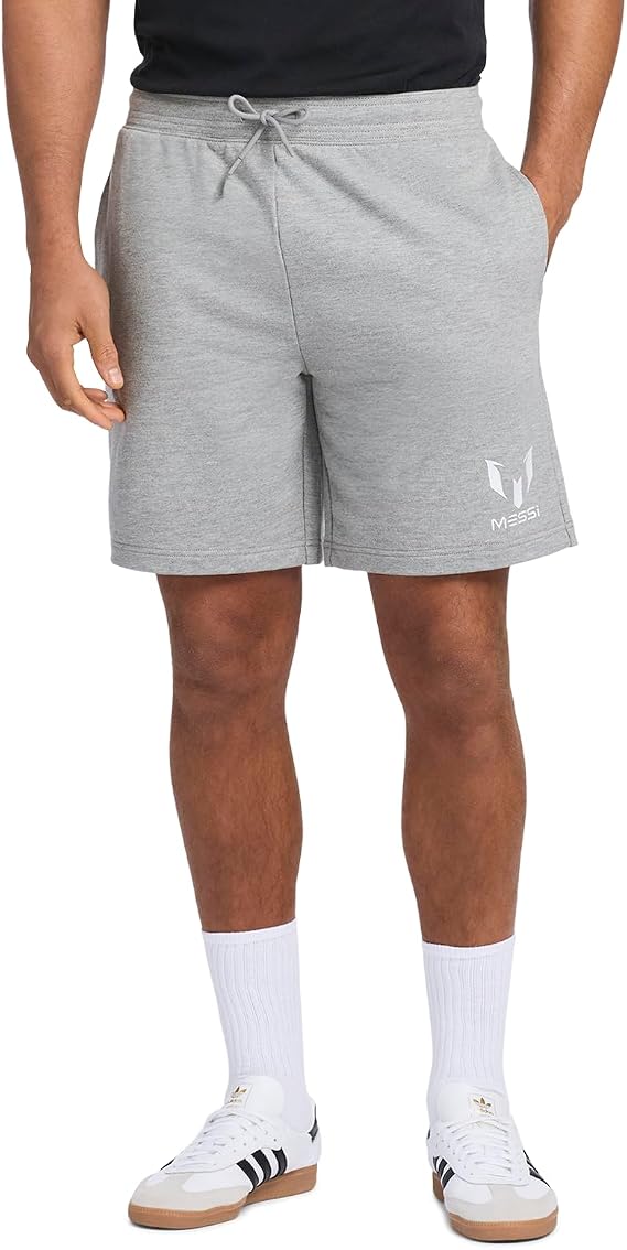 Messi Men's Lifestyle Essential Wingstar Shorts with Drawstring