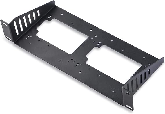 GeeekPi 1U SBC Rack Shelf for 10 inch Server Rack, Supports Raspberry Pi/Jetson Nano/RockPi 5B/Dev Board and 2.5 Inch HDD/SSD, Rack Mount for DeskPi RackMate T1/T0/T2/T0 Plus/T1 Plus/TL1/T1/2 Plus