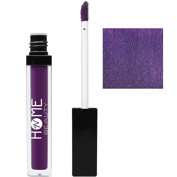 Dark Purple Matte Liquid Lipstick, Non-stick Waterproof Lipstick (5ml)